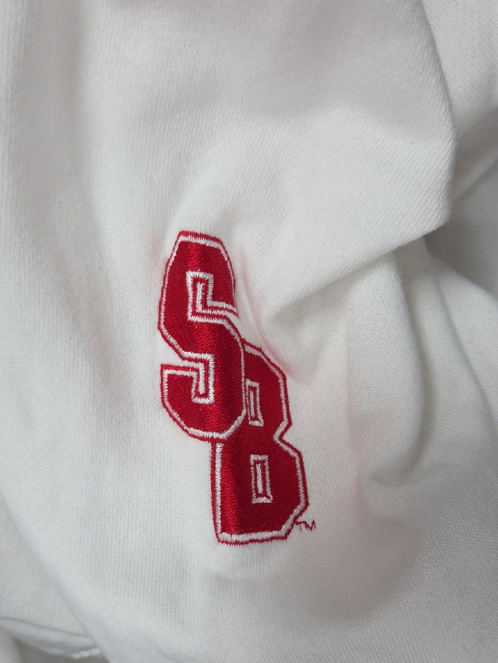 New MV Sport Stony Brook White Zip-Up Hoodie - Picture 9 of 9